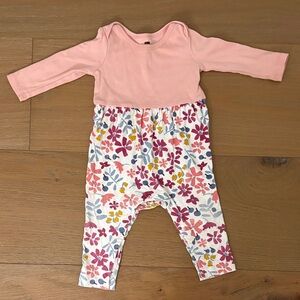 Tea Collection Soft Pink Baby Romper